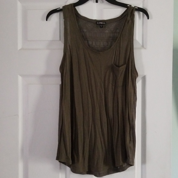 Express Olive Tank - Picture 2 of 4